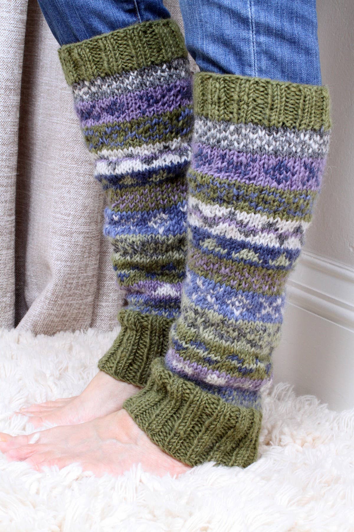 Finisterre Legwarmer Olive: Olive